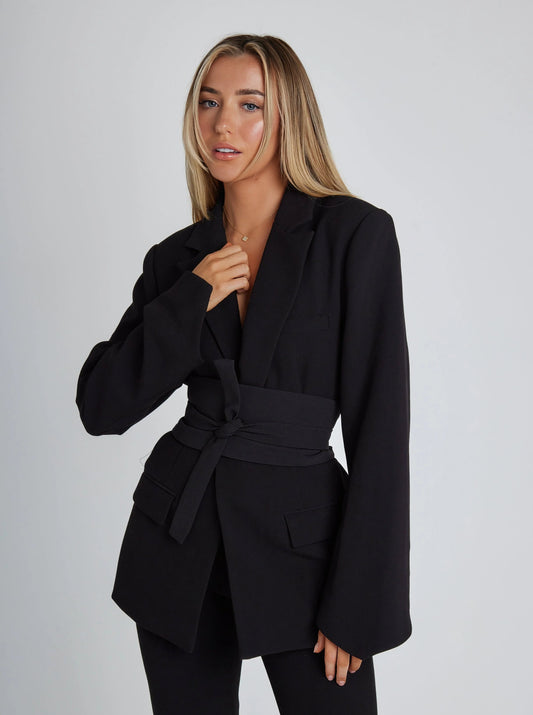 Sophia | Blazer Met Belt Dames | Elegant & Veelzijdig Design