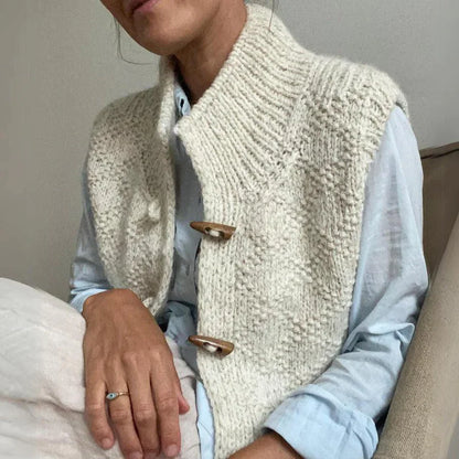 Leonie Vest Met Kraag | Elegant & Comfortabel | Voor Elke Gelegenheid