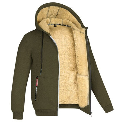 Arvid | Warme Wintervest Heren | Gebreid Design Met Wolvoering