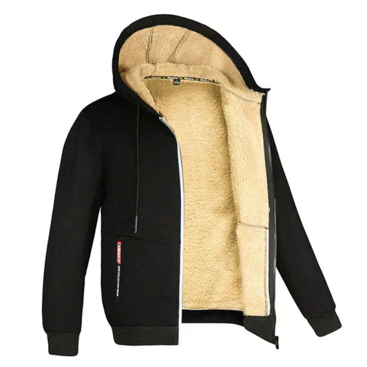 Arvid | Warme Wintervest Heren | Gebreid Design Met Wolvoering