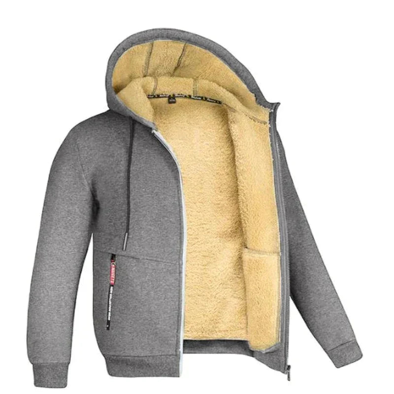 Arvid | Warme Wintervest Heren | Gebreid Design Met Wolvoering