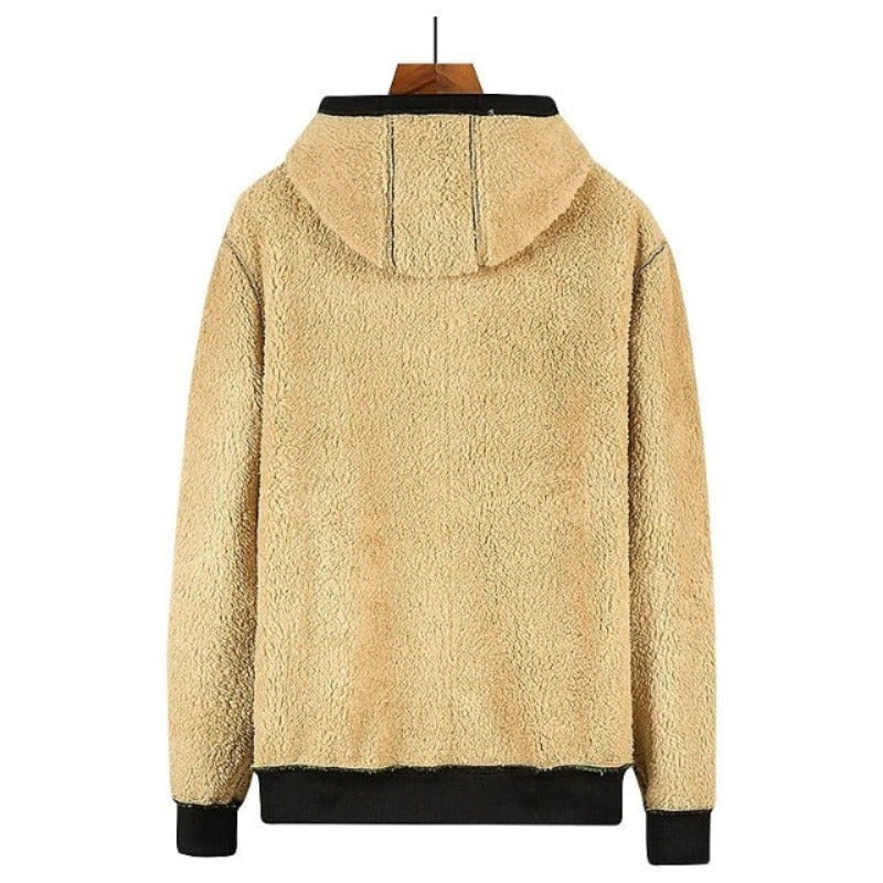 Arvid | Warme Wintervest Heren | Gebreid Design Met Wolvoering