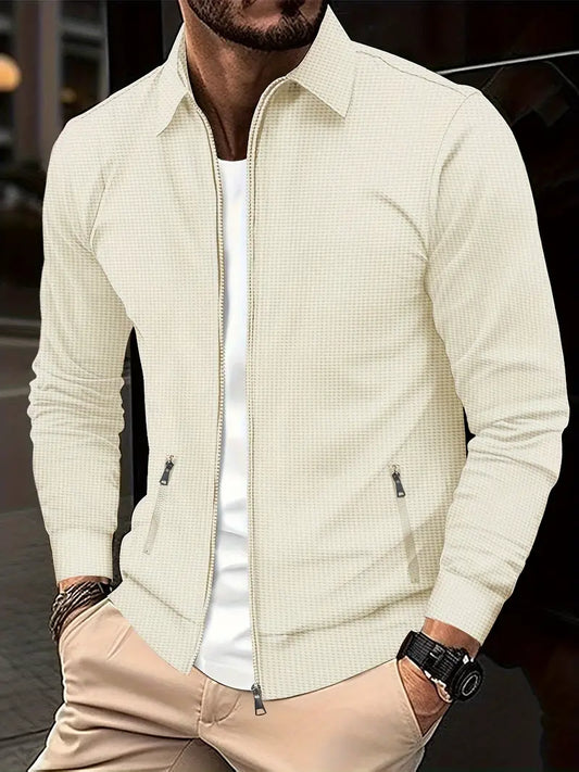 Dominic | Heren Overshirt | Stijlvolle Look Met Rits