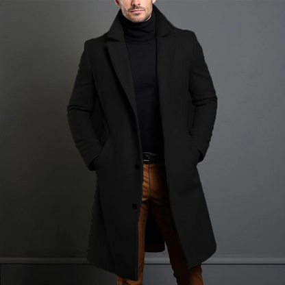 Victor | Luxe Wollen Jas Heren | Tijdloze Stijl & Warm Comfort