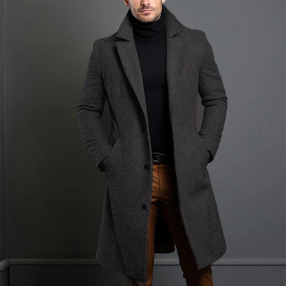 Victor | Luxe Wollen Jas Heren | Tijdloze Stijl & Warm Comfort