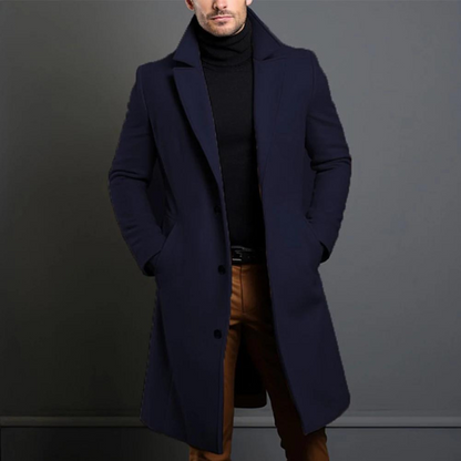 Victor | Luxe Wollen Jas Heren | Tijdloze Stijl & Warm Comfort