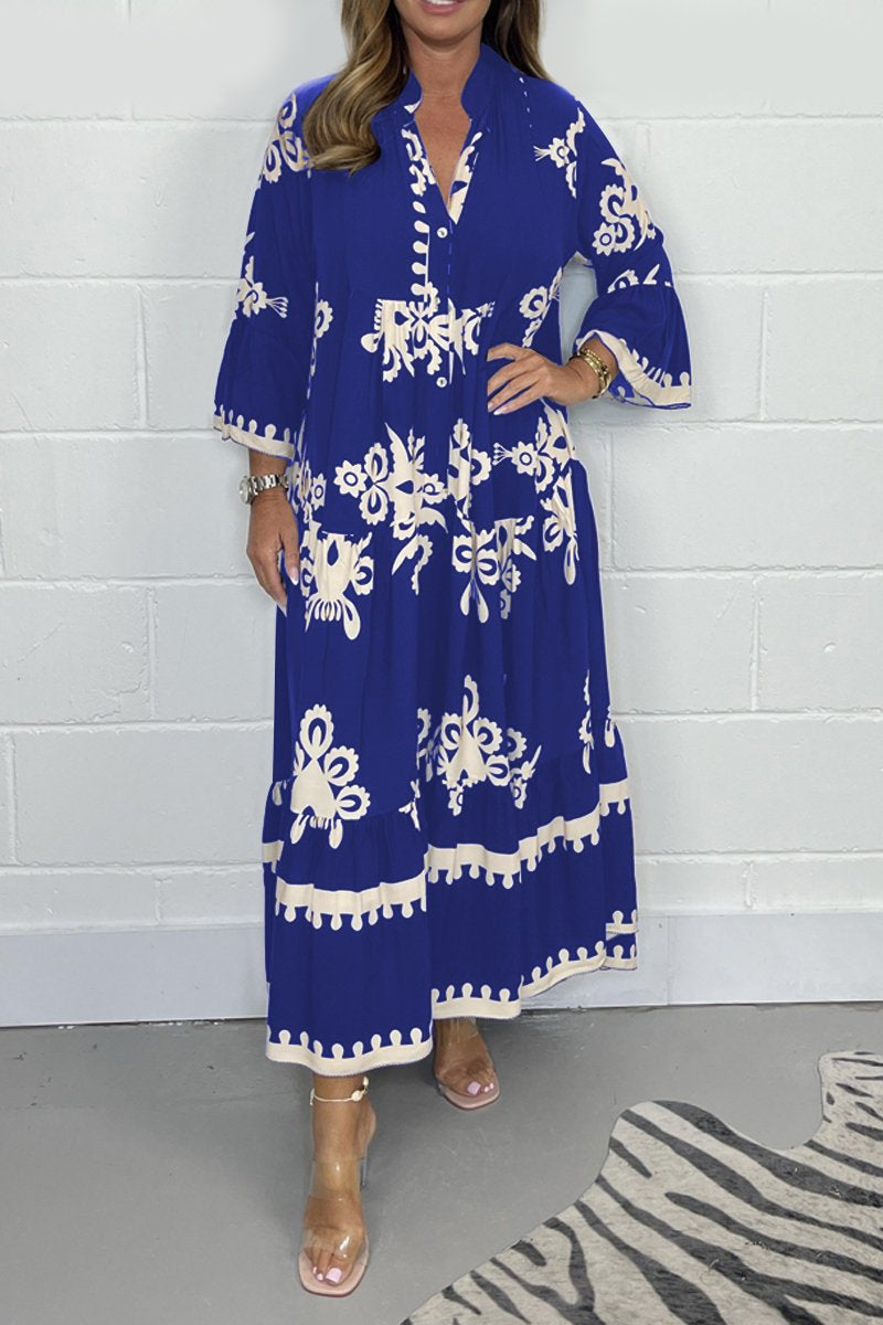 Mira | Bohemian Jurk Dames | Casual Stijl Met Subtiele Print